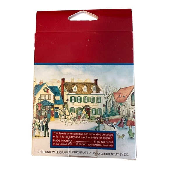 NEW Lemax Village Collection 4" Railway Stop Light Battery Operated 1998 Train - Picture 2 of 2